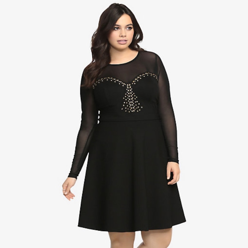 Torrid A-Line Studded Dress